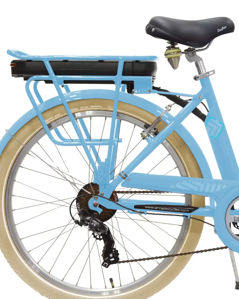 Vélo électrique E-colors bleu 7V Arcade cycles – Image 3
